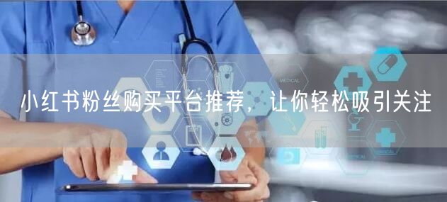 小红书粉丝购买平台推荐，让你轻松吸引关注